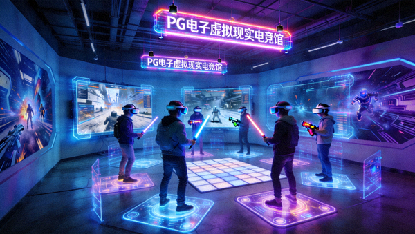 PG游戏开发虚拟现实电竞馆项目概念图，展示未来娱乐空间设计